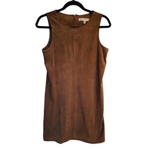 Faux Suede Mini Dress